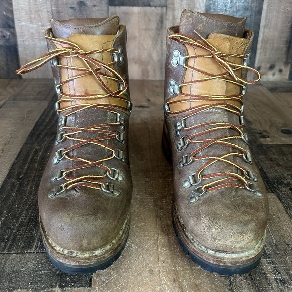 Raichle Vintage Hiking Mountaineering Boots Mens 8.5 M - Picture 7 of 12
